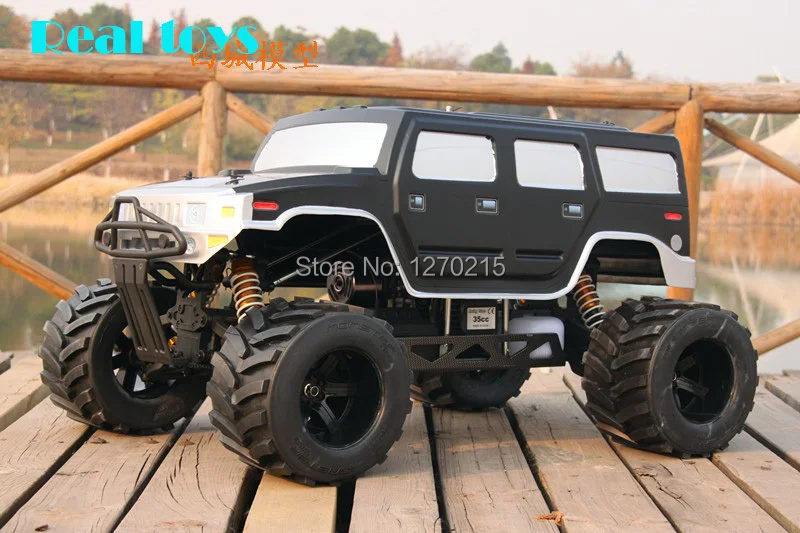 RealTS FS Racing 1/4 масштаб 4X4 35CC газ монстр грузовик Дистанционное управление автомобиль RC с радиопередатчик RTR