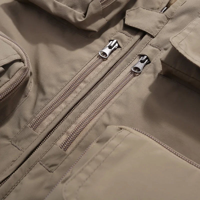 Мужской жилет MANLI флисовый для альпинизма и рыбалки на открытом воздухе с