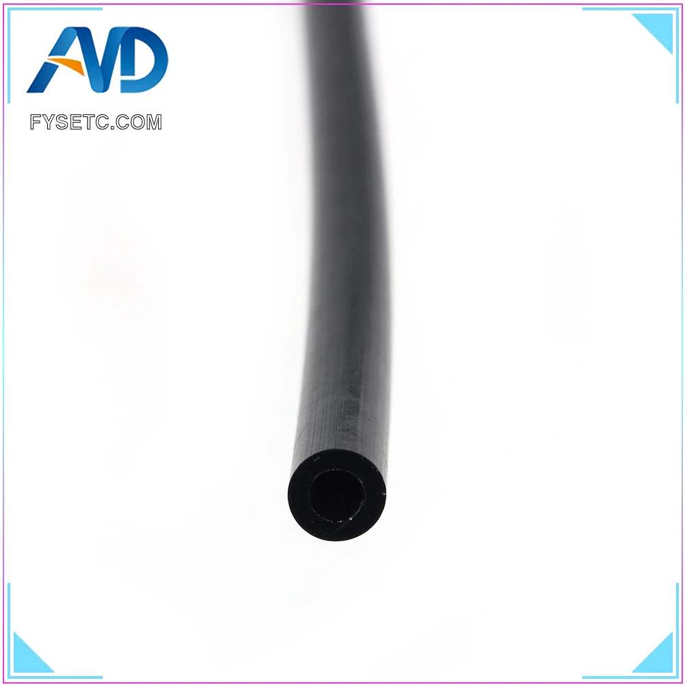 Черная PTFE трубка 5 метров тефлоновая TL-Feeder Rostock Bowden экструдер 1 75 мм Fila ID 9 OD 4