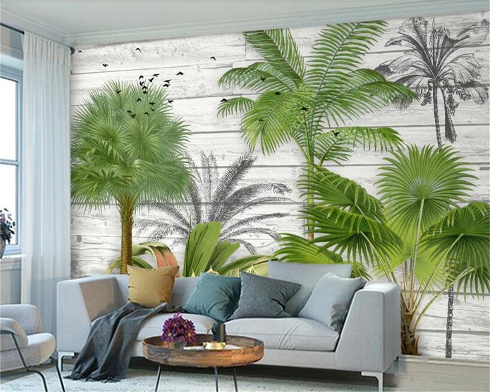 

beibehang new Modern Three-dimensional Fashion Personality Wall paper Nordic Wood Greenery Simple Background photo wallpaper