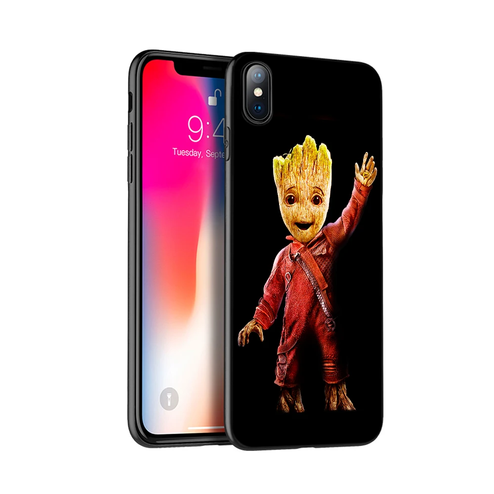 17749 Черный чехол ТПУ для iphone 5 5s se 6 6s 7 8 plus x 10 чехол силиконовый чехол для iphone XR XS 11 pro MAX чехол Marvel superheroes - Цвет: 17749