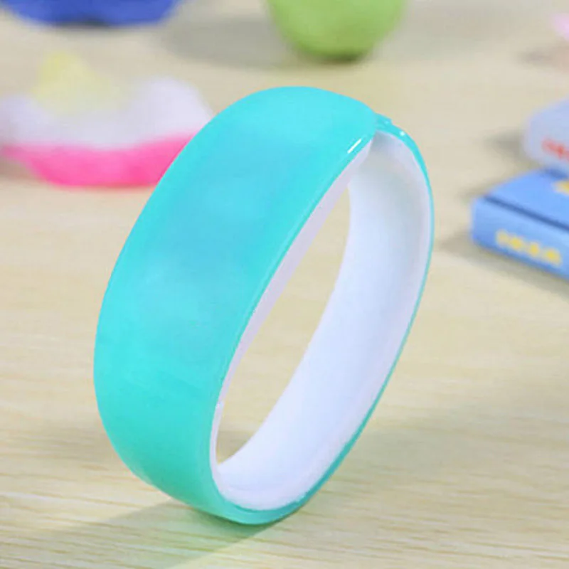 light blue TIke Toker, женские часы, мужские наручные часы, светодиодный браслет, водонепроницаемые, карамельный цвет, цифровые спортивные часы, новинка, лидер продаж, Relogio - Цвет: light blue