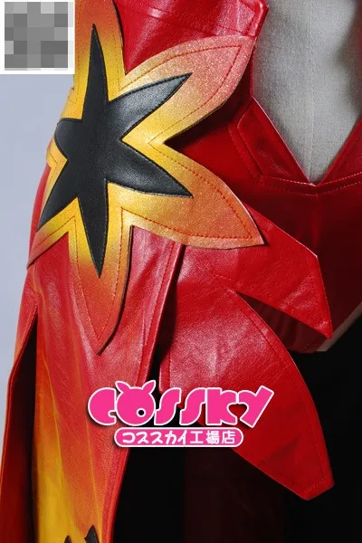 GC Guilty Crown Yuzuriha Inori женские Комбинезоны для косплея с золотой рыбкой