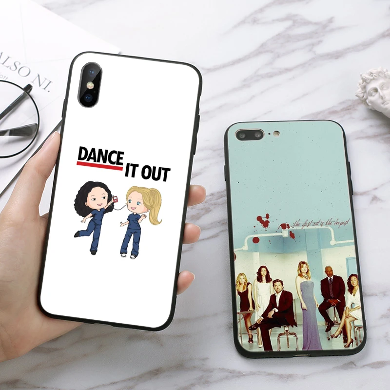 Grey Anatomy Soft High Quality Silicone Case for iPhone 5 5S 6 6S Plus 7 8 11 Pro X XS Max XR | Мобильные телефоны и