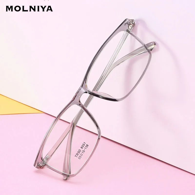 Новое поступление TR90 очки легкая гибкая оптическая оправа женские или мужские