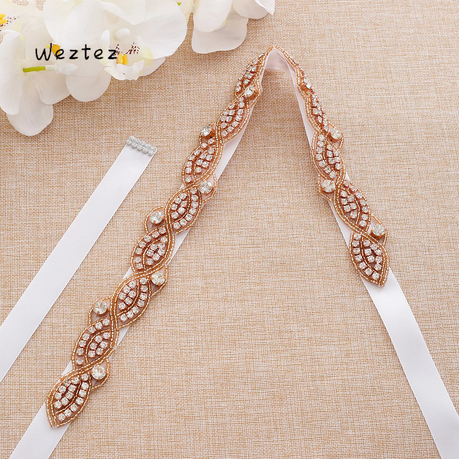 Waistband Accessory Sexy Belt Rhinestone Bridal Wedding Applique For Evening Prom Dresses decoration S199RG | Свадьбы и торжества