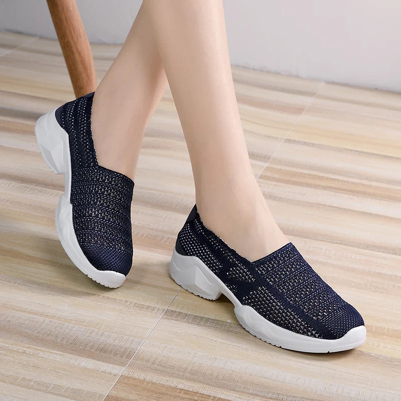 LEMAI/женские лоферы на плоской подошве летние Лоферы без шнуровки с дышащей сеткой