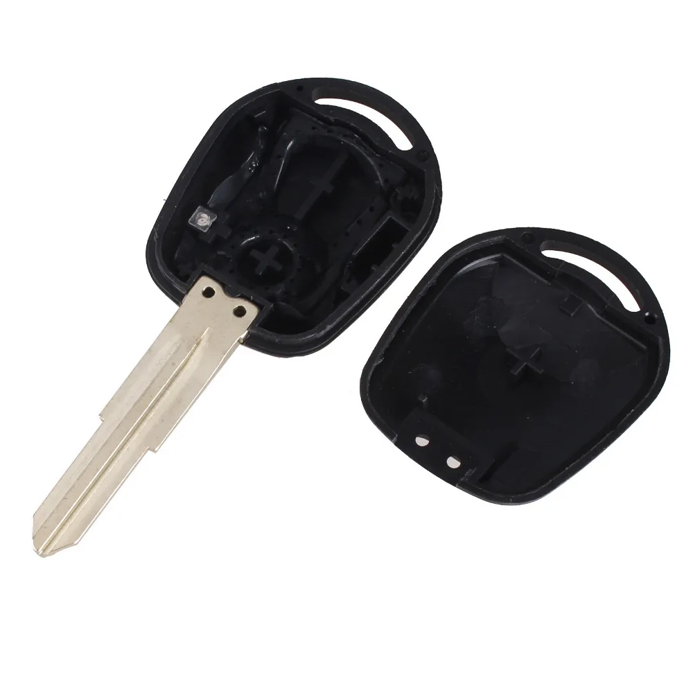 KEYYOU 10 шт. 2 кнопки дистанционного ключа оболочки для SSANGYONG ACTYON KYRON REXTON UNCUT BLADE чехол для брелка с ключом Замена