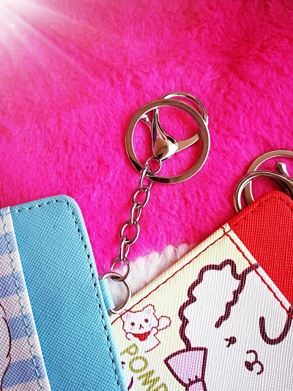Ivyye 1 шт. Cinnamoroll Pom Purin аниме, плюшевая держатель для карт из искусственной кожи с отделением для кредитных сумки монета автобус Чехол-портмоне с отделением для карт для маленьких девочек подарки на