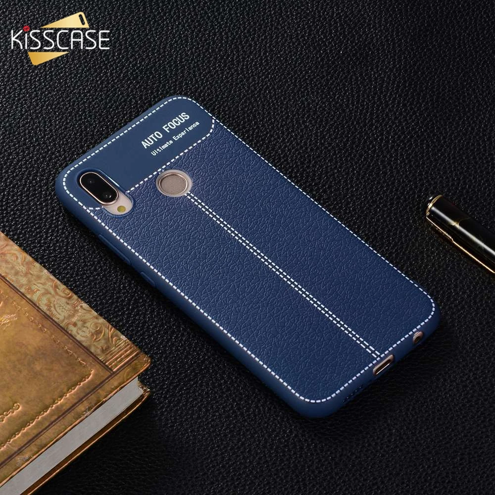 Чехол KISS с узором Личи кожаный чехол для телефона Honor 10 9 Lite 8X 7X 7C 6X V9 V10 huawei Play 9i 2018