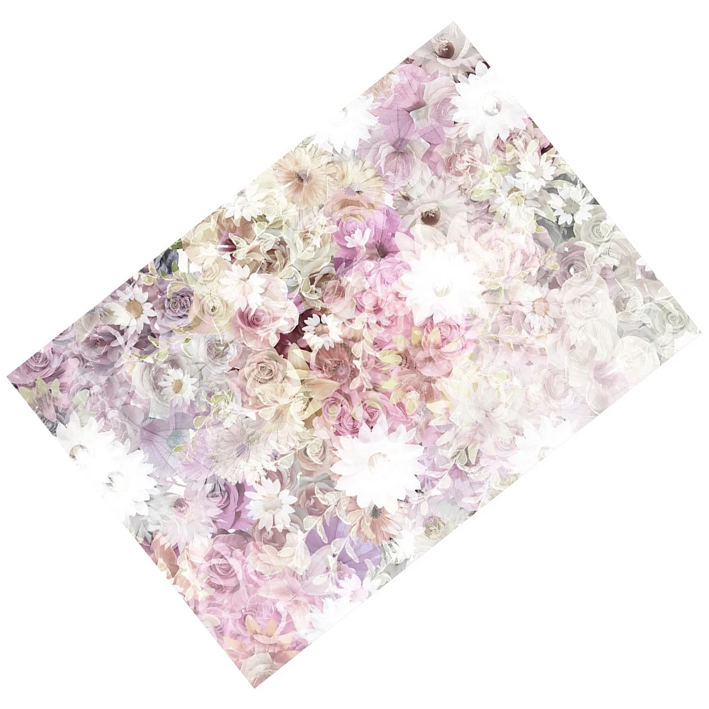 5x3ft цветочные стены фонов акварель живопись маслом фиолетовые цветы весна пейзаж