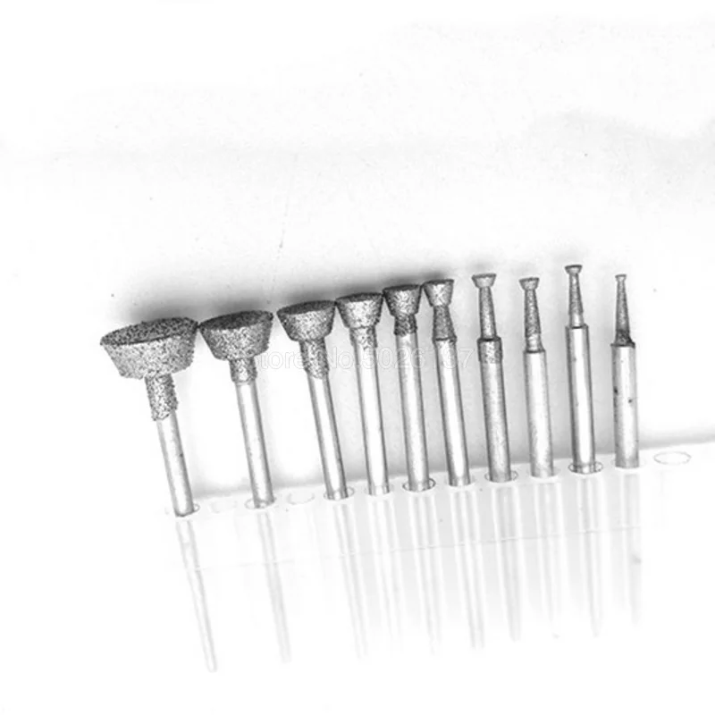 1 шт. алмазный шлифовальный круг с E образной головкой вращающийся карборунд