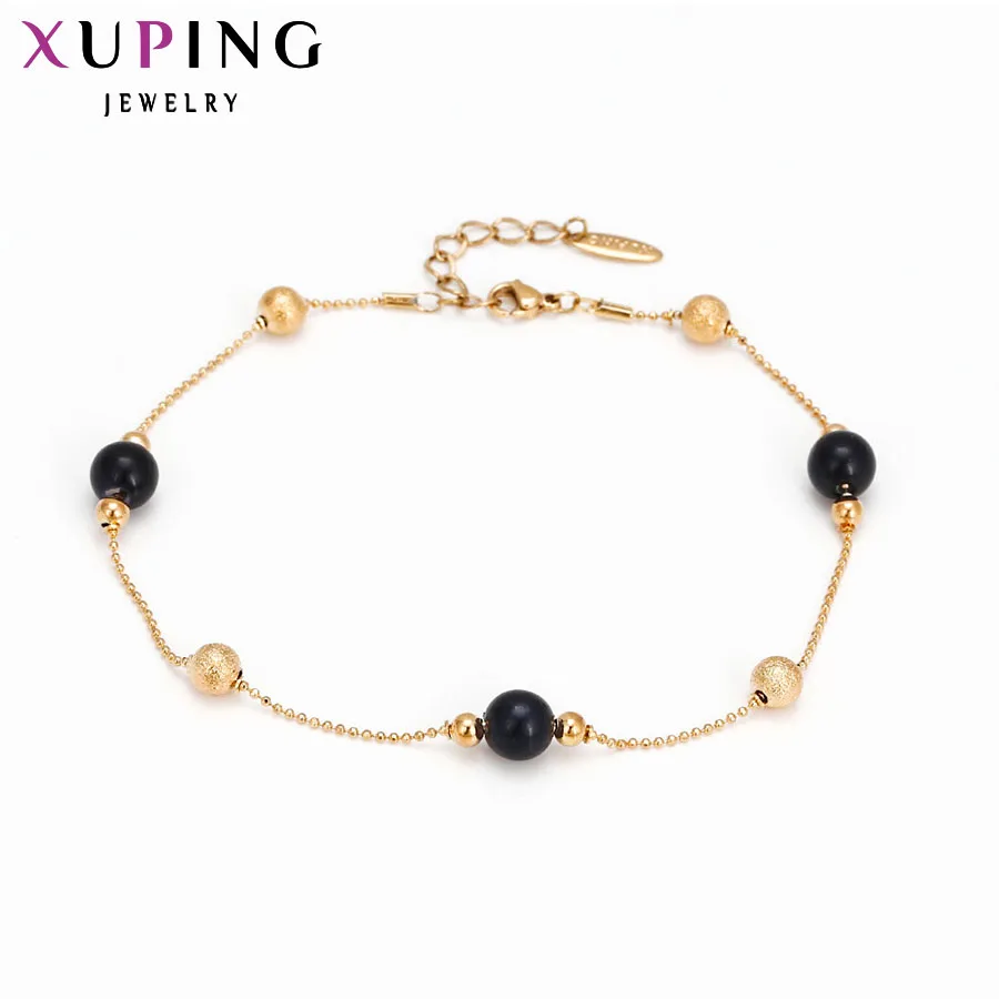 Xuping Модные Браслеты на ногу Новинка Золотого Цвета Покрытие Высокого Качества Роскошная Ювелирная Цепочка На Ногу Особый Подарок S12-73157.