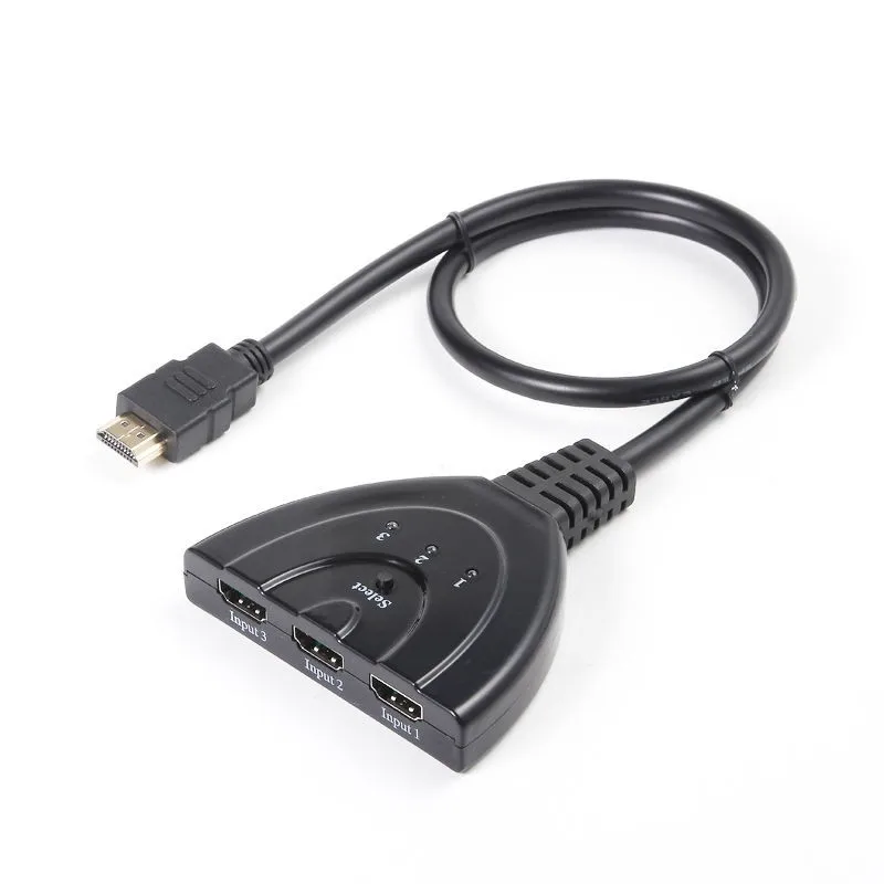 Универсальный 3-портовый автоматический переключатель HDMI сплиттер разветвитель