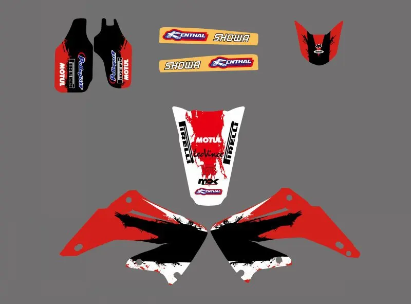 Наборы наклеек для Honda CR125 CR250 2002 2003 2004 2005 06 07 08 09 10 11 2012 CR 125 250|sticker kit|decal kitdecal graphics |