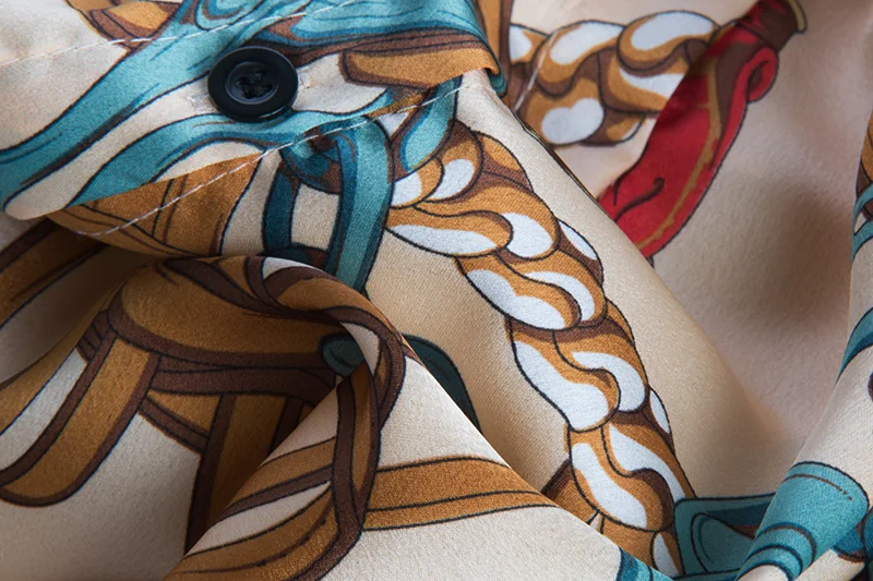 Блузка женская с отложным воротником модный брендовый топ рубашка длинным