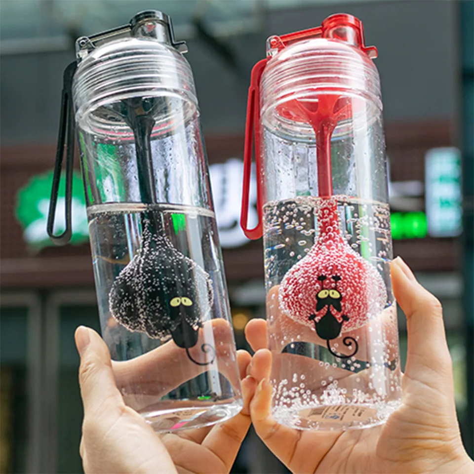 Transhome бутылка для воды для заварки, портативная Спортивная бутылка для воды с фруктовым заварником, пластиковые бутылки для воды, 500 мл, Bpa посуда для напитков