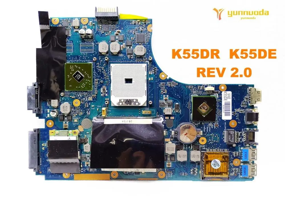 Оригинальная материнская плата для ноутбука ASUS X55DR X55DE K55DR K55DE REV 2 0 протестирована