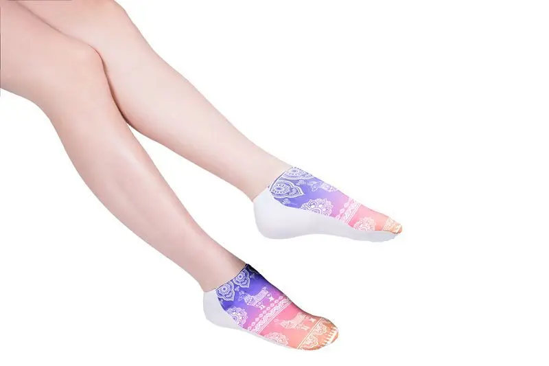 Harajuku милые носки с единорогом радужные градиентом calcetines mujer divertido крутые для