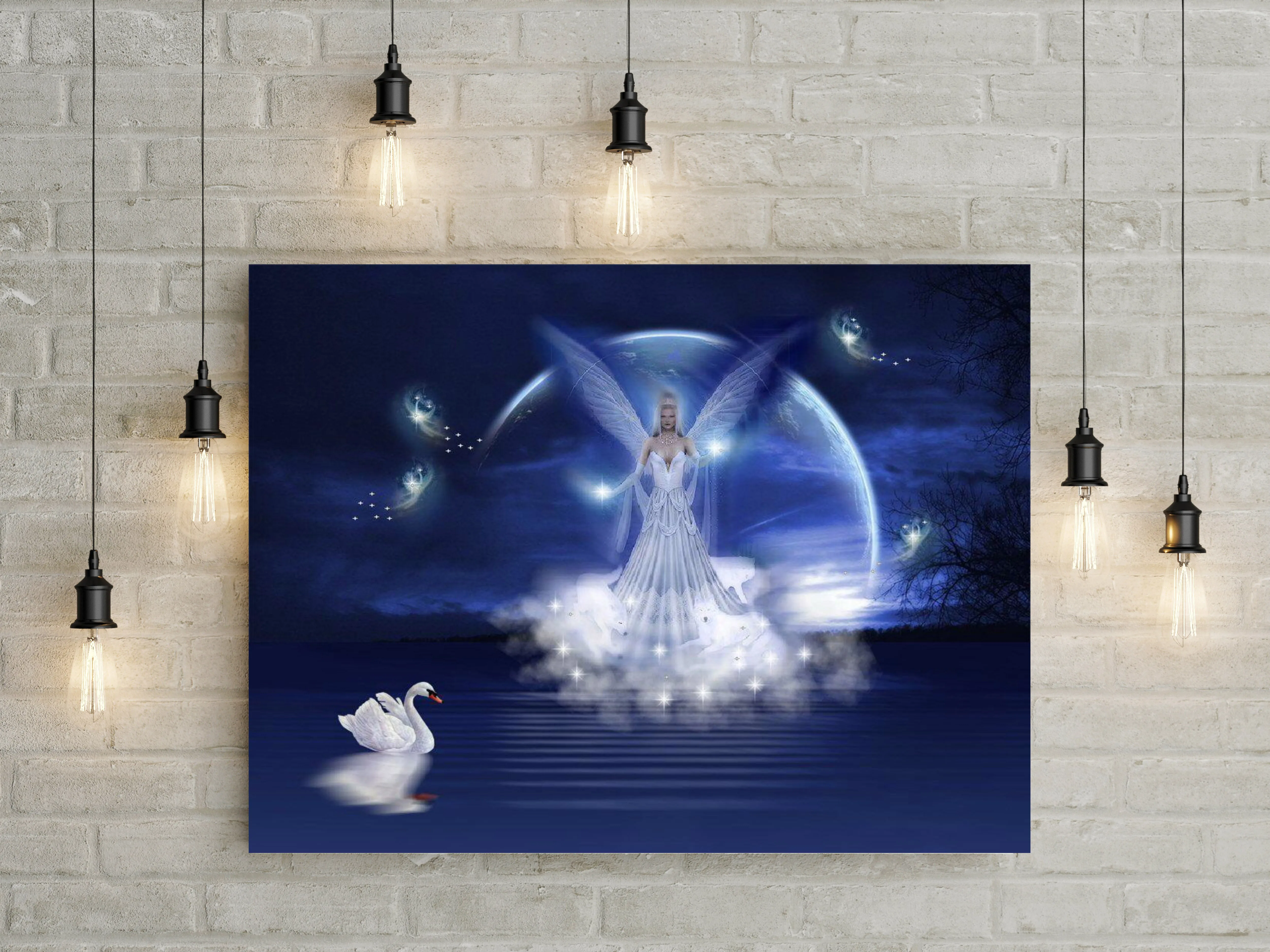 Abooly 5D DIY Diamond Painting Set Cross Stitch Gift Round Embroidery Mosaic Pattern Home Wall Decoration | Дом и сад