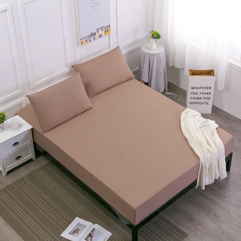 bedding linens bed sheet on elastic fitted Mattress Cover rubber | Дом и сад