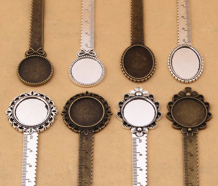 24 шт изысканное творчество Ретро бант мультфильм Аль Закладка-линейка диаметр 20