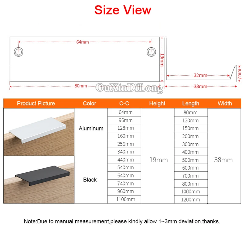 10 шт. невидимые ручки для кухонной двери | Обустройство дома