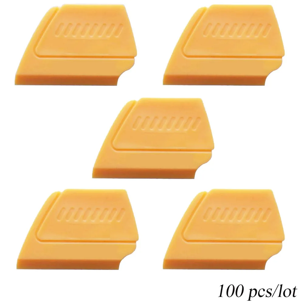 100pcs Mini 5*4cm Sharp Squeegee Car Film Scraper Vinyl Sticker Wrapping Window Tint Tools for Auto Home Office Mobile 100A14 | Автомобили