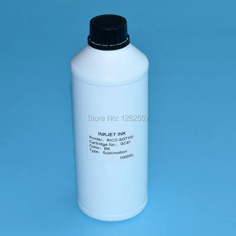 

1000ML 1Liter Dye Sublimation Ink For For Ricoh Sawgrass SG500 SG1000 Printers Heat Transfer Printing