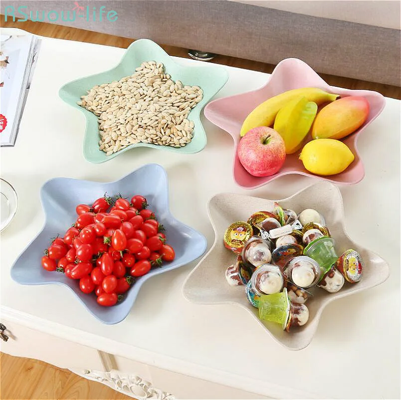 Европейский Пентагон фруктовый диск Пшеничная солома домашние конфеты охрана