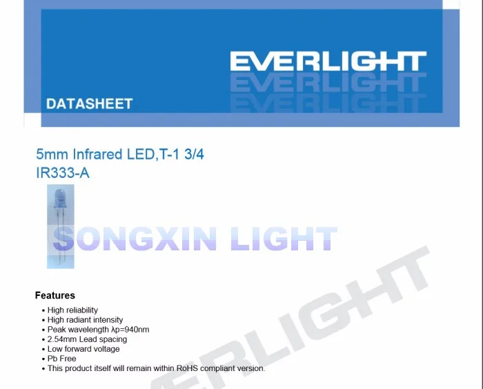 200 шт. светодиодная лампа 3/4 нм 5 мм|led diode 5mm|led diodeinfrared led |