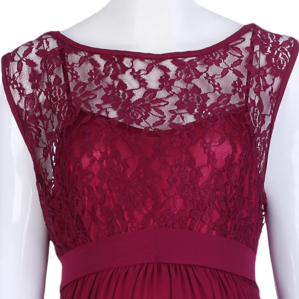 2019 элегантное платье для беременных без рукавов свадебное вечернее длинное