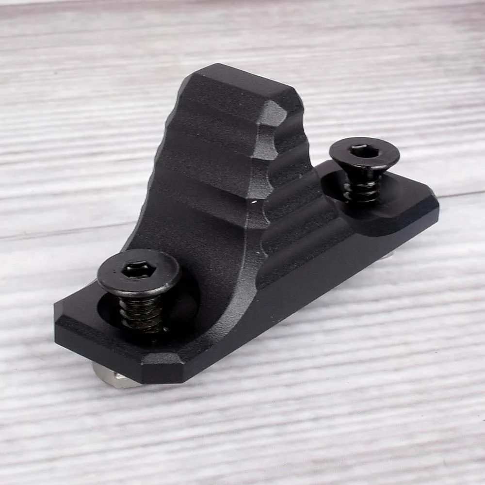 Tactical HandStop Rail Mount Mini Bi-Directional M-LOK Hand Stop Barricade Rest Hunting Standard Handguard System