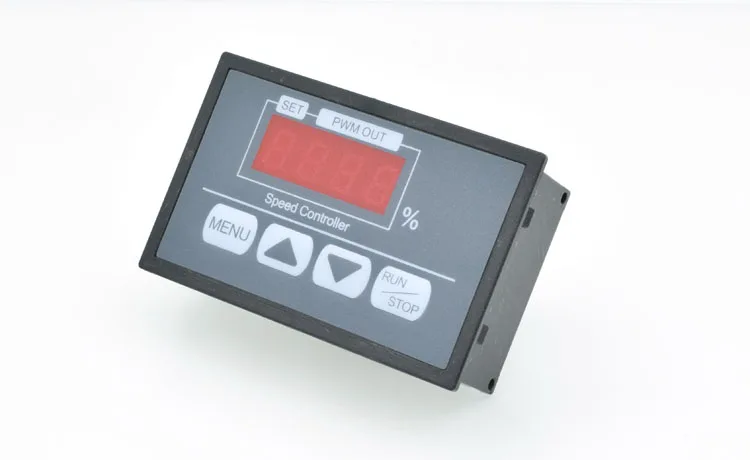Цифровой дисплей Панель 30A с источником питания от постоянного тока, 6V~ 60V PWM двигатель Скорость контроллер медленный старт/стоп вращающаяся Скорость освежитель воздуха с таймером регулируемый