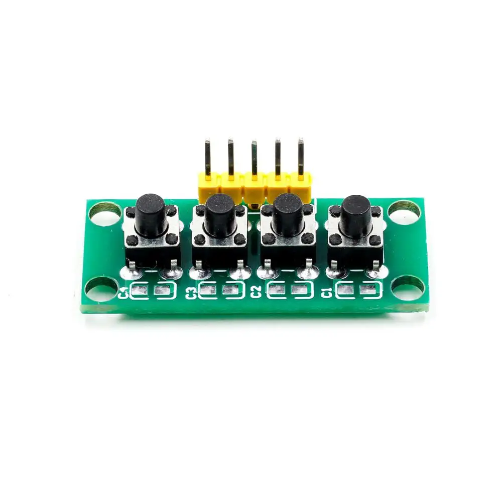 DIY Kit 1x4 4 независимый кнопочный модуль клавиатуры микроконтроллер для Arduino
