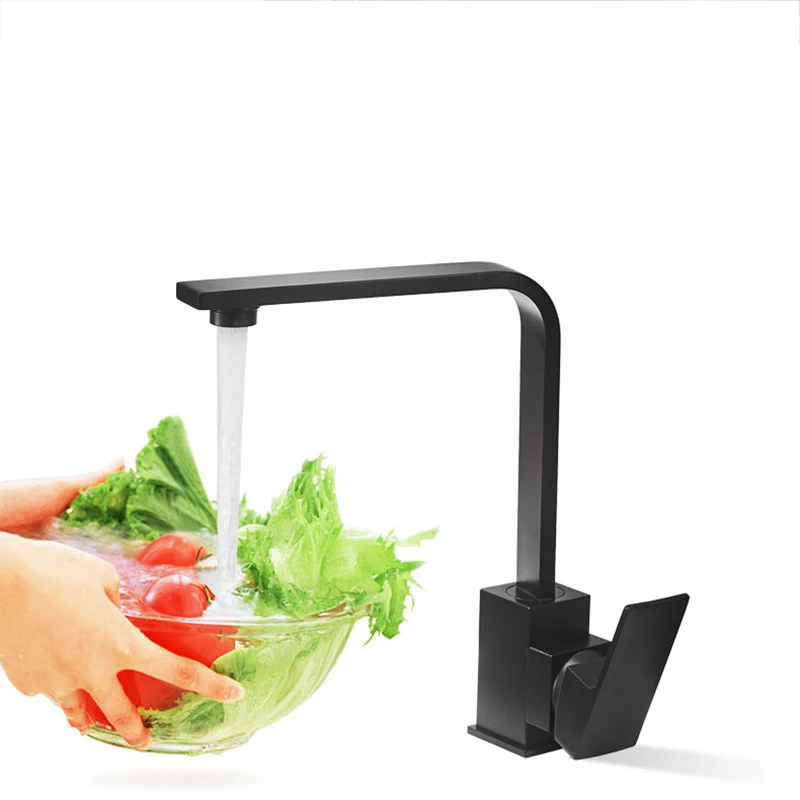 ULGKSD Золотой кухонный кран с одной ручкой смеситель для холодной и горячей воды высокого качества Kicthen Смеситель torneira da cozinha