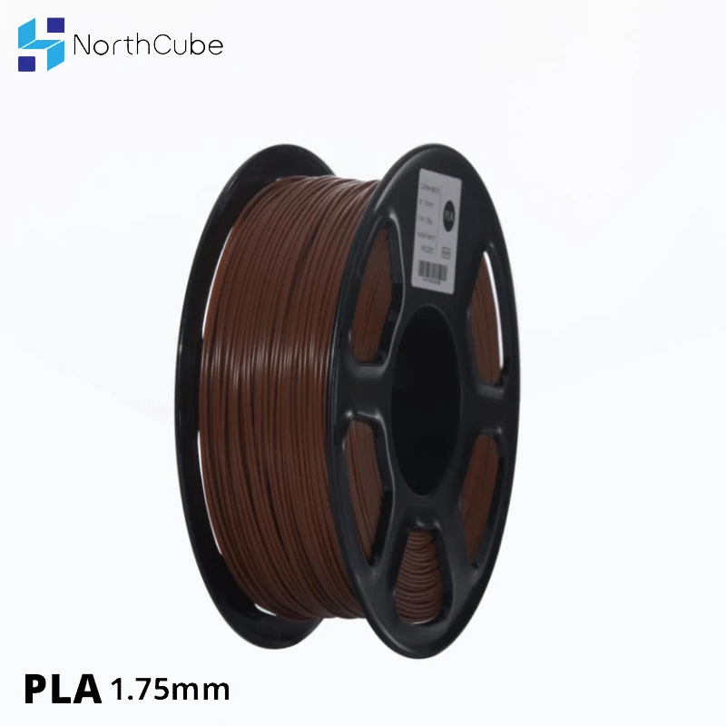NORTHCUBE 3D принтеры PLA нити 1 75 мм для s кг (2.2lbs) +/ 0 02 Кофе Цвет|Материалы 3D-печати| |