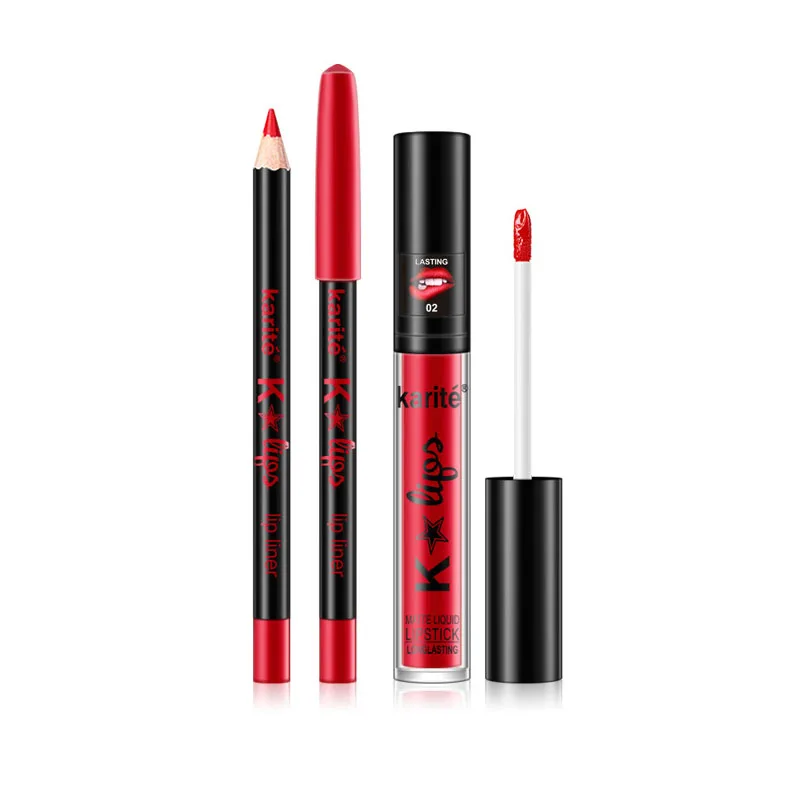 Блеск для губ водонепроницаемый долговечный матовый набор из помад ТИНТ