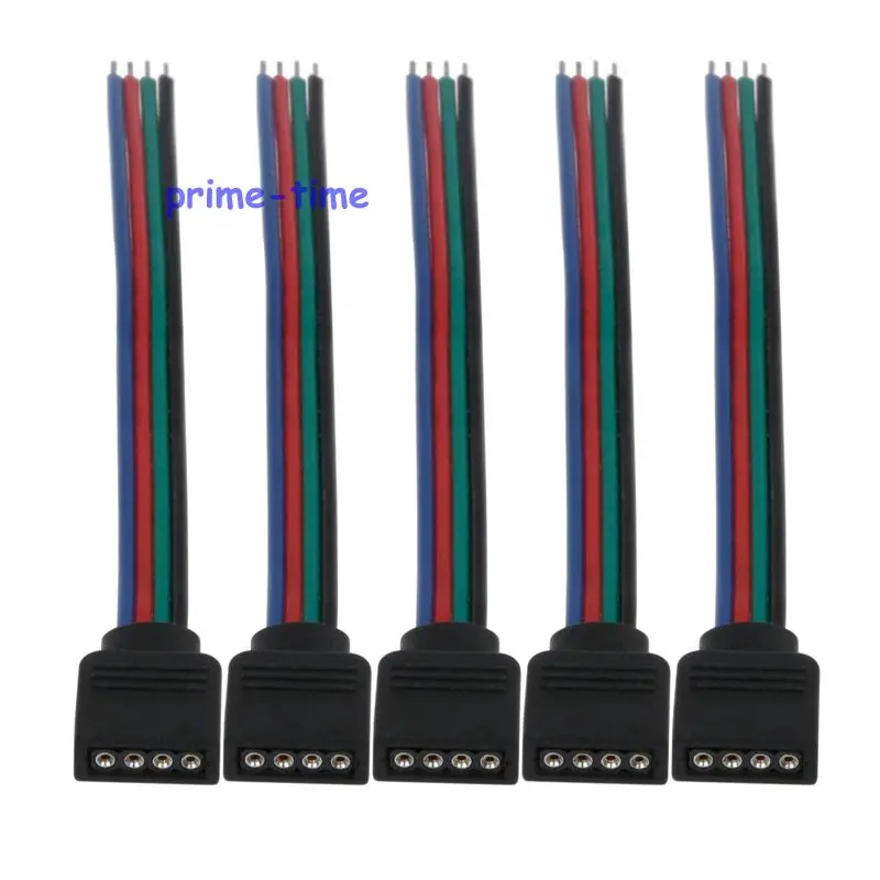 10 шт. 4 контактный разъем для светодиодной ленты SMD 505 3528 RGB|wire cable|cable wirecable wire |