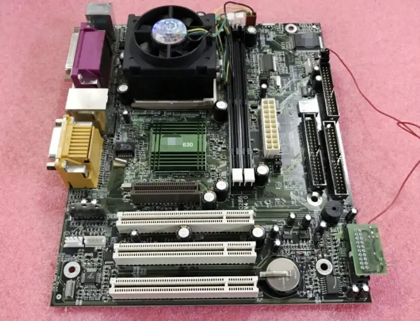 100% OK оригинальный IPC плата GA 8ILMI REV1.1 845GL Промышленная материнская с Процессор VGA 3 *