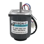 Реверсивный регулирующий мини-мотор скорости 3M15GN-C, 220 В переменного тока, 15 Вт, с контроллером скорости, 1400 обмин