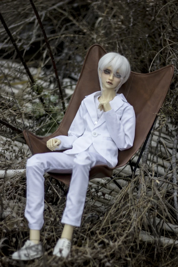 

BJD doll clothes white suit prince charming suit 1/41/3 MSD DD SDFF uncle doll accessories