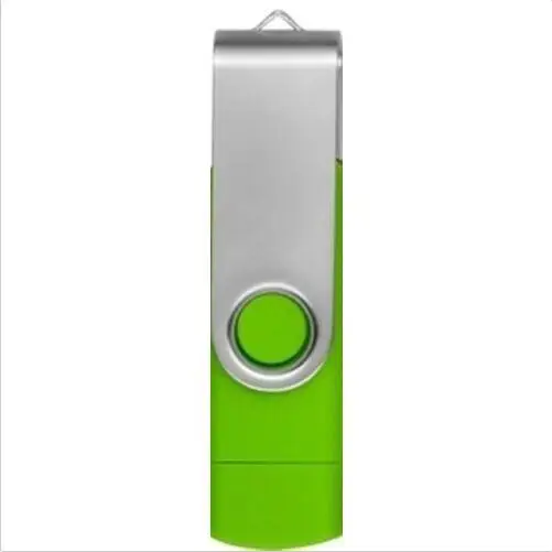 Зеленый OTG usb флеш-накопитель 256g для смартфонов, планшетов, ПК, мобильный накопитель 64 ГБ, 32 ГБ, 16 ГБ, 128 ГБ, флеш-накопитель otg usb микро-флеш-накопитель, usb флешка - Цвет: Зеленый