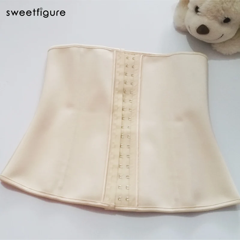 Латексный тренажер для талии Женский корсет похудения фиксирующий пояс потери