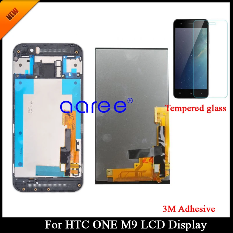 100% протестированная гарантия качества AAA для HTC ONE M9 ЖК дисплей экран сенсорный