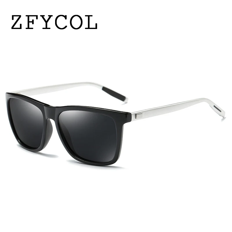 ZFYCOL Mens Sunglasses Brand Designer Retro Aluminum+PC Mirror Polarized Lens Vintage Eyewear Driver Sun Glasses For Men/Women | Аксессуары