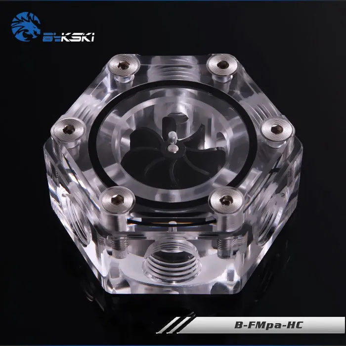 no LED light Bykski B-FMpa-HC PC водяного(жидкого) охлаждения расходомер/индикатор с 5 В RBW светодиодный светильник - Цвет лезвия: no LED light