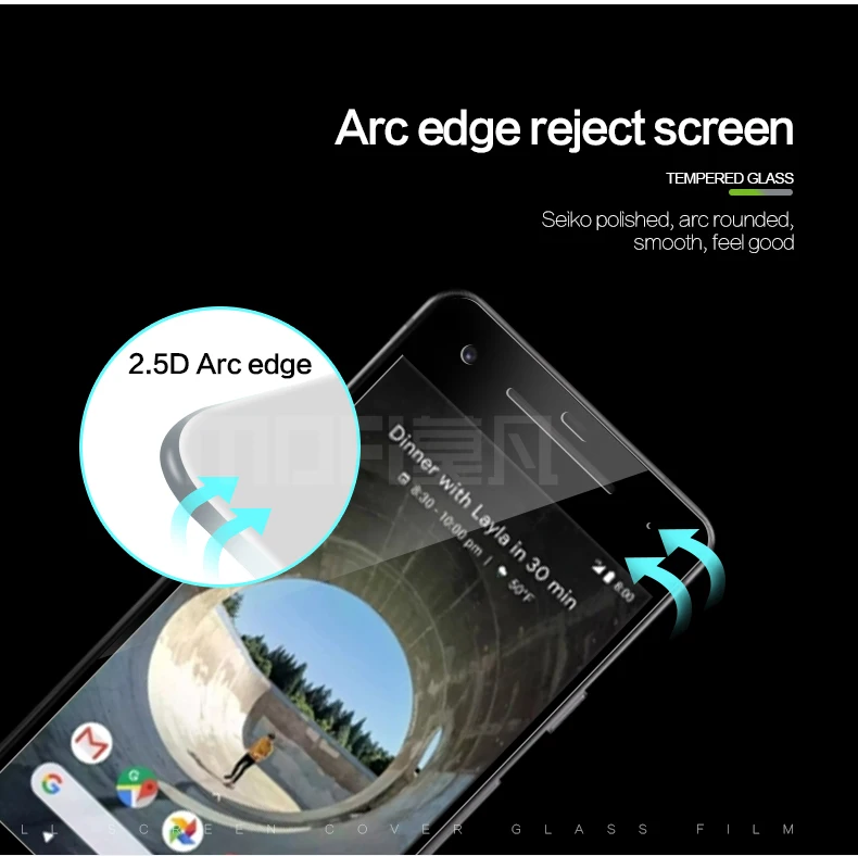 MOFi для Google Pixel 2 закаленное стекло полный экран Защитная пленка для Google Pixel 2 протектор экрана