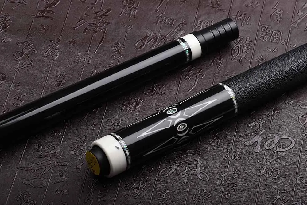 H-291A Как H-293, H-291A Pro Серия Cp Plus 12,5 мм отборный Ebony высококачественный шарнир Abalone оболочка инкрустация бильярдный Бильярдный Кий набор Китай - Цвет: H-291A