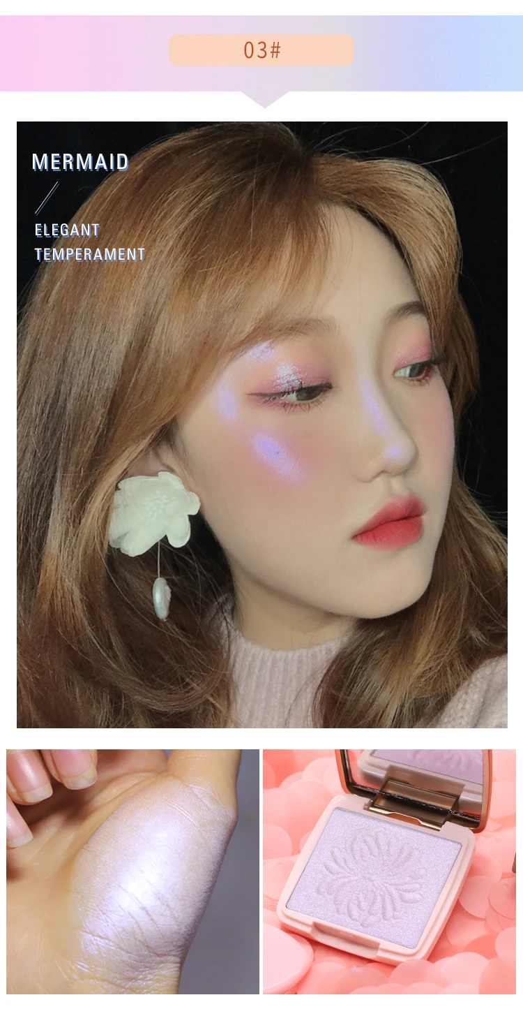Макияж Novo хайлайтер Shimmer Powder Glow Kit хайлайтер палитра база осветитель изюминка контур лица золотой бронзатор